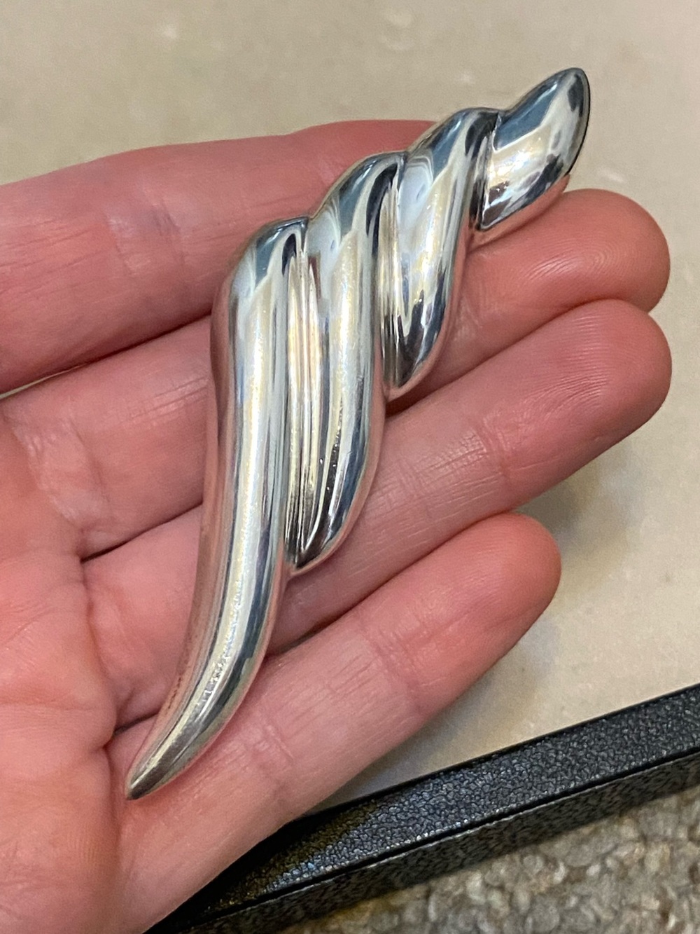 Vintage Sterling Silver Taxco Brooch 925 Mexico